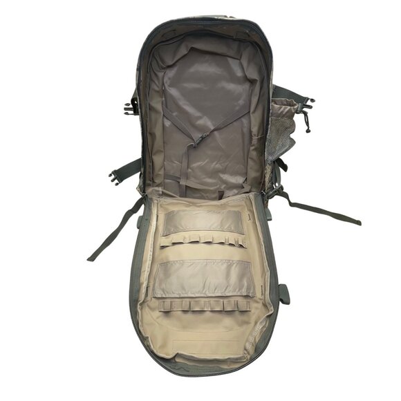 Code Alpha Men’s Light Green Nylon Digital Camo 4.5” Expandable Tactic Backpack - Picture 6 of 15